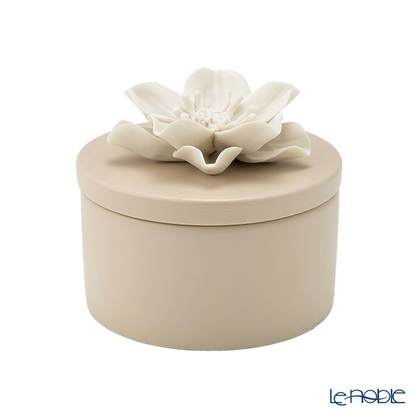 メッツァルーナ 小物入れ ハイビスカス ベージュ S 9cm