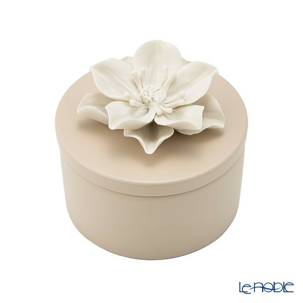 メッツァルーナ 小物入れ ハイビスカス ベージュ S 9cm