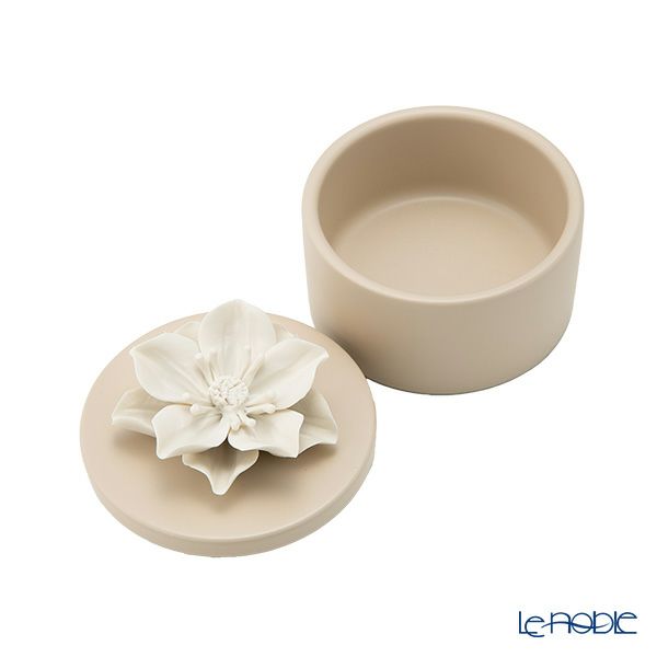 メッツァルーナ 小物入れ ハイビスカス ベージュ S 9cm