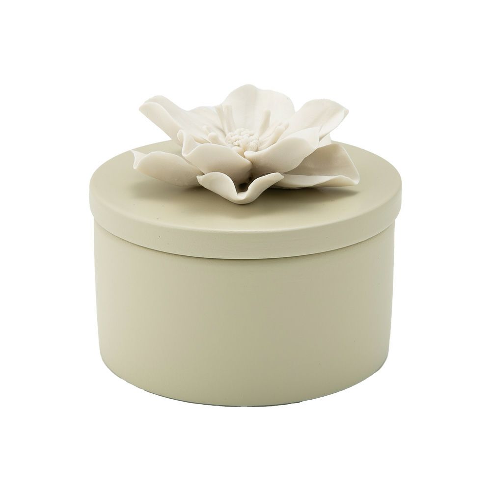 メッツァルーナ 小物入れ ハイビスカス グリーン S 9cm