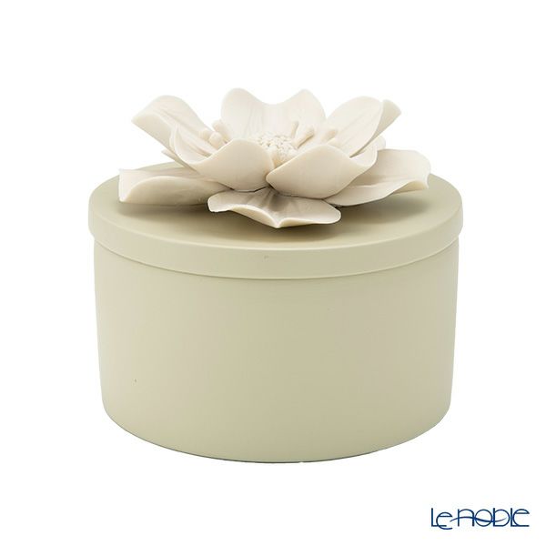 メッツァルーナ 小物入れ ハイビスカス グリーン L 12cm