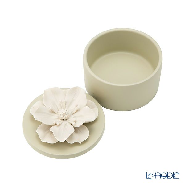 メッツァルーナ 小物入れ ハイビスカス グリーン L 12cm