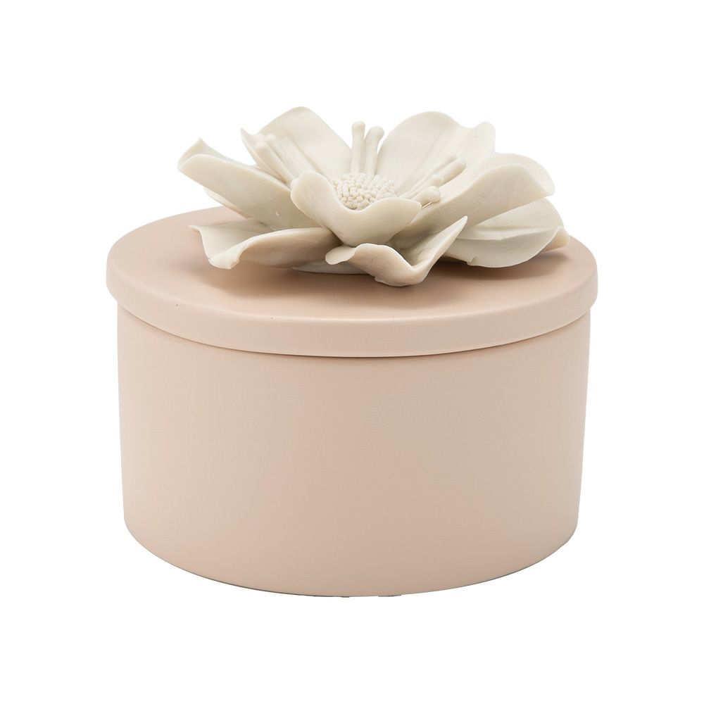 メッツァルーナ 小物入れ ハイビスカス ピーチ L 12cm