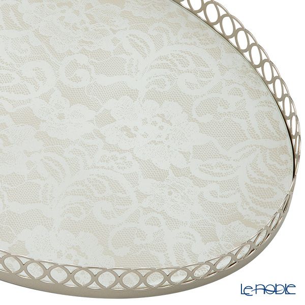 メッツァルーナ トレイ オーバル ベージュ 35cm