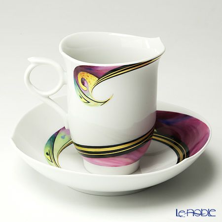 マイセン（Meissen） アクア 662501／28582／02 コーヒーカップ＆ソーサー 180ml イエロー