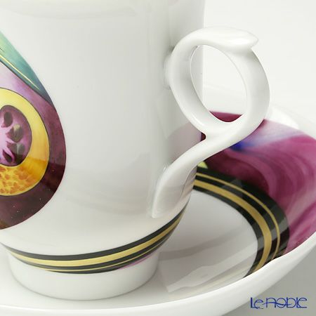 マイセン（Meissen） アクア 662501／28582／02 コーヒーカップ＆ソーサー 180ml イエロー