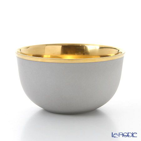 アウガルテン（AUGARTEN） トリアノン（7042RM） シャンパンボウル ライトグレイ／ゴールド