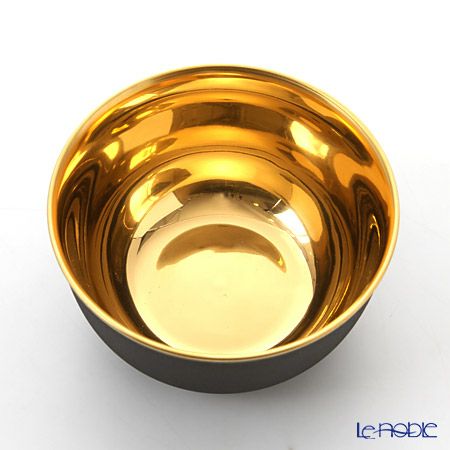 アウガルテン（AUGARTEN） トリアノン（7042SM） シャンパンボウル ダークグレイ／ゴールド