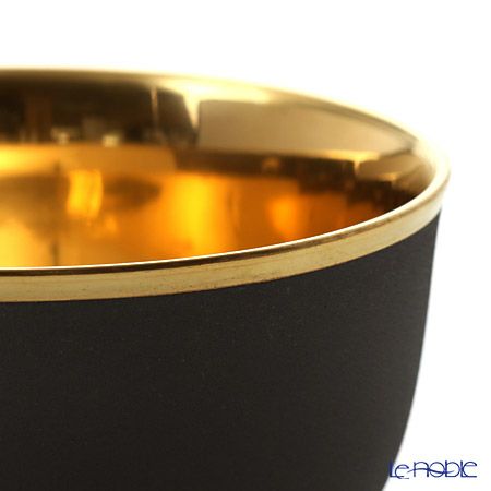 アウガルテン（AUGARTEN） トリアノン（7042SM） シャンパンボウル ダークグレイ／ゴールド