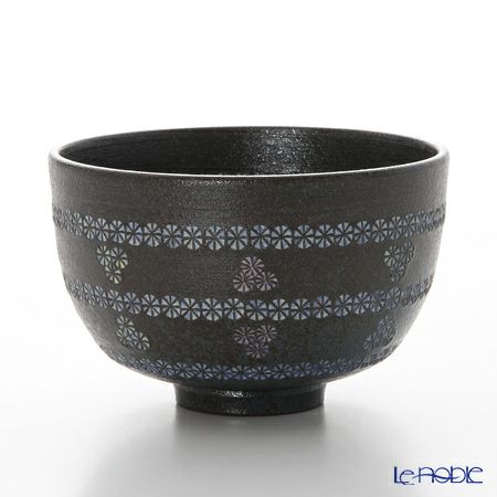 京焼・清水焼 抹茶碗 M0034 南蛮帯三島