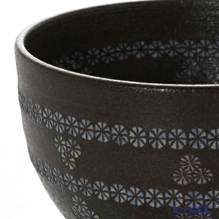 京焼・清水焼 抹茶碗 M0034 南蛮帯三島