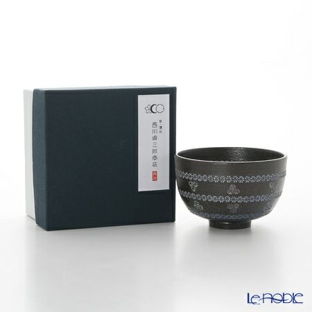 京焼・清水焼 抹茶碗 M0034 南蛮帯三島