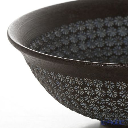 京焼・清水焼 平茶碗 M0035 南蛮三島詰