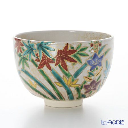 京焼・清水焼 抹茶碗 S0042 四季彩花