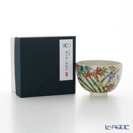 京焼・清水焼 抹茶碗 S0042 四季彩花