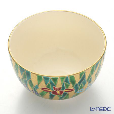 京焼・清水焼 抹茶碗 K0007 金彩あやめ