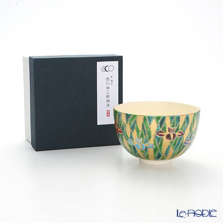 京焼・清水焼 抹茶碗 K0007 金彩あやめ