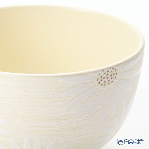 京焼・清水焼 抹茶碗 K0011 白菊刷毛目銀彩