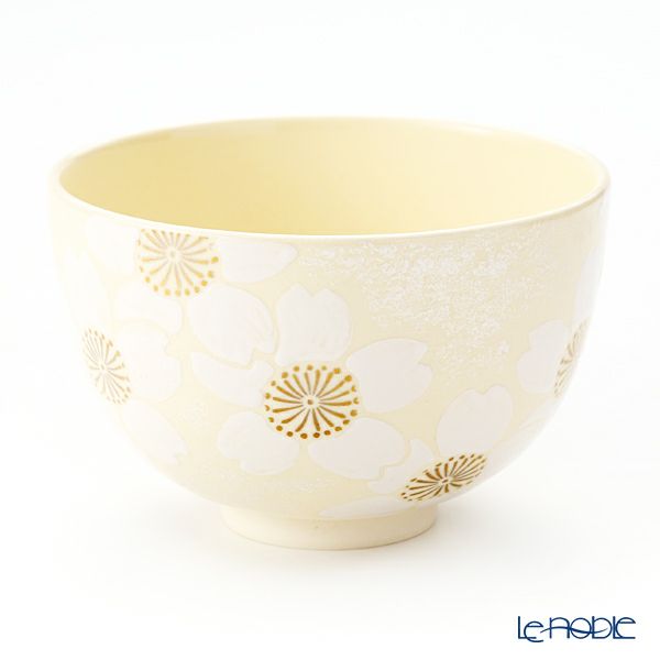 京焼・清水焼 抹茶碗 K0012 桜吹付銀彩