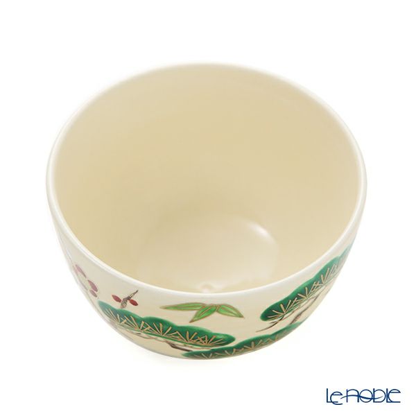 京焼・清水焼 抹茶碗 K00127 金彩松竹梅 480ml