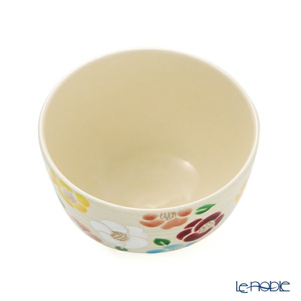 京焼・清水焼 抹茶碗 K00131 五彩花椿