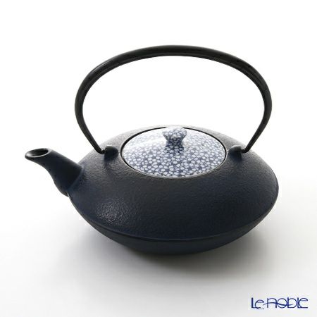 京焼・清水焼 鉄瓶急須 T0100 染付桜詰 大 900ml