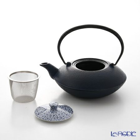 京焼・清水焼 鉄瓶急須 T0100 染付桜詰 大 900ml