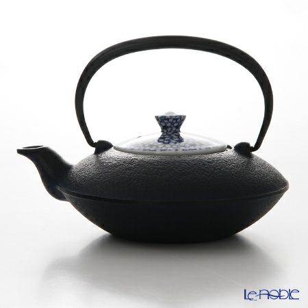 京焼・清水焼 鉄瓶急須 T0101 染付桜詰 小 410ml