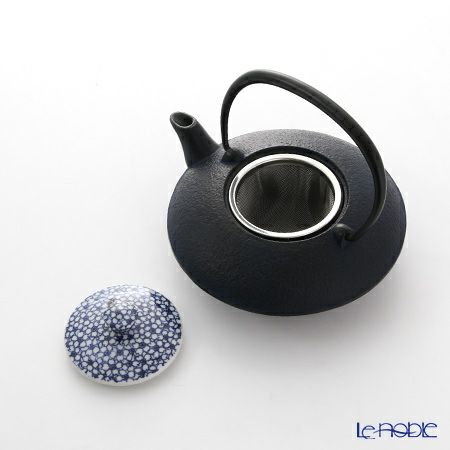 京焼・清水焼 鉄瓶急須 T0101 染付桜詰 小 410ml