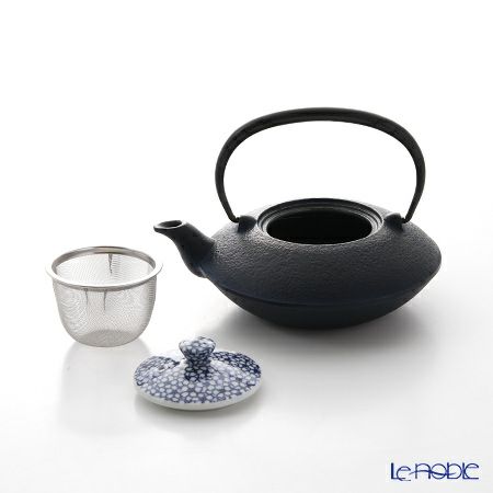 京焼・清水焼 鉄瓶急須 T0101 染付桜詰 小 410ml