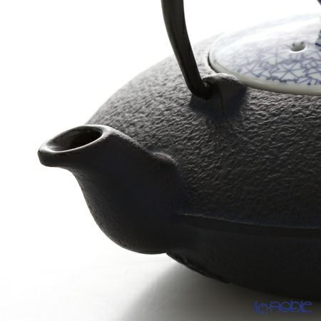 京焼・清水焼 鉄瓶急須 T0103 染付紅葉詰 小 410ml