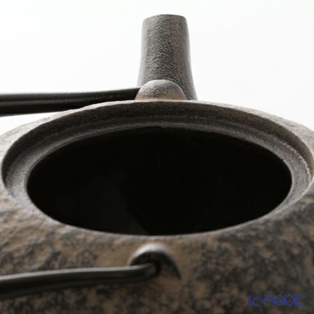 京焼・清水焼 鉄瓶急須・黒 K0108 彩雲錦詰 500ml