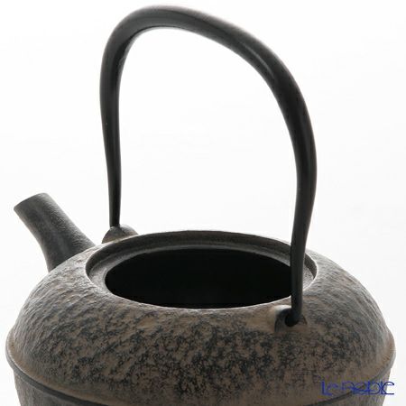 京焼・清水焼 鉄瓶急須・黒 K0108 彩雲錦詰 500ml