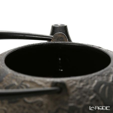 京焼・清水焼 鉄瓶急須 M0132 瓢箪唐草 510ml 鉄蓋付