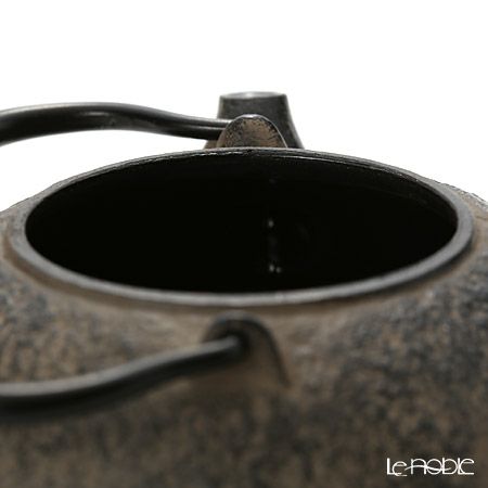 京焼・清水焼 鉄瓶急須 M0135 金銀彩鶴 510ml 鉄蓋付