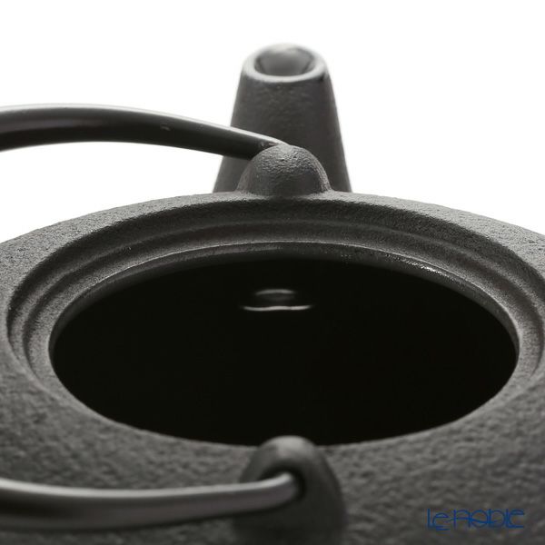 京焼・清水焼 鉄瓶急須・黒 T0168 黒地金彩桜詰 小 410ml