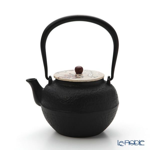 京焼・清水焼 鉄瓶急須 M0178 彩南天 800ml