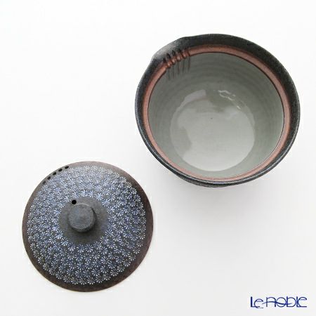 京焼・清水焼 ティーポット（宝瓶） M0290 南蛮三島詰 270ml