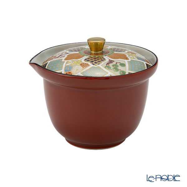 京焼・清水焼 ティーポット（宝瓶） 彩花小紋松竹梅 230ml T02111