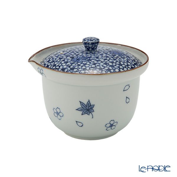 京焼・清水焼 ティーポット （宝瓶） 染付雲錦詰 230ml T02109