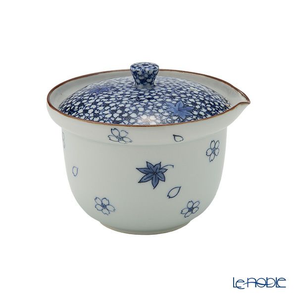 京焼・清水焼 ティーポット （宝瓶） 染付雲錦詰 230ml T02109