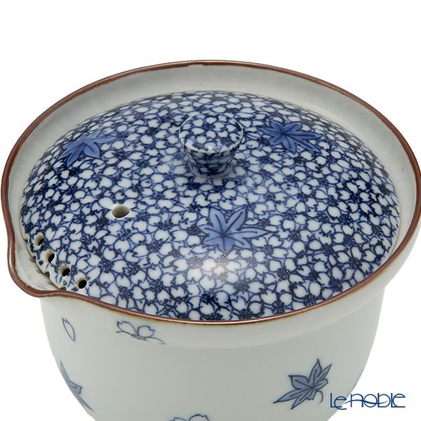 京焼・清水焼 ティーポット （宝瓶） 染付雲錦詰 230ml T02109