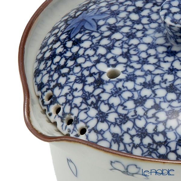 京焼・清水焼 ティーポット （宝瓶） 染付雲錦詰 230ml T02109