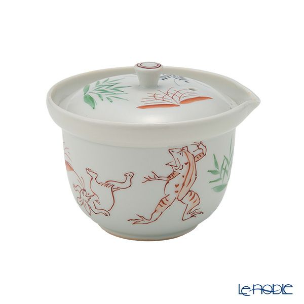 京焼・清水焼 ティーポット （宝瓶） 彩高山寺 鳥獣戯画 230ml S02112