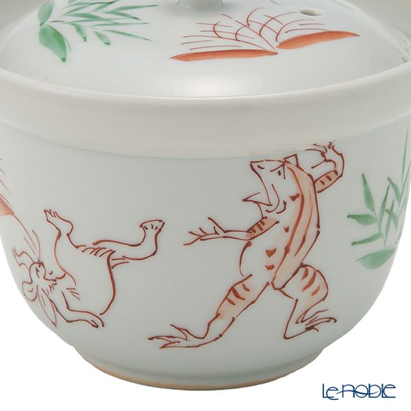 京焼・清水焼 ティーポット （宝瓶） 彩高山寺 鳥獣戯画 230ml S02112