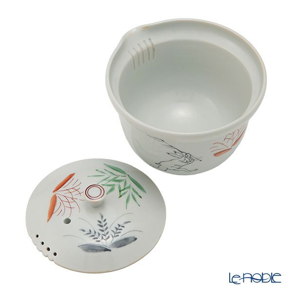 京焼・清水焼 ティーポット （宝瓶） 彩高山寺 鳥獣戯画 230ml S02112