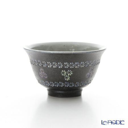 京焼・清水焼 汲出し碗 M0363 南蛮帯三島