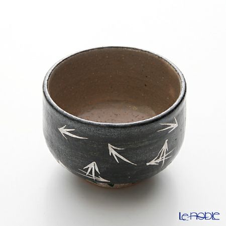 京焼・清水焼 汲出し碗 M0370 銀彩松葉