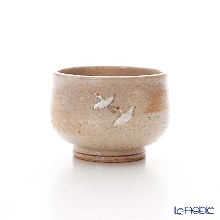 京焼・清水焼 汲出し碗 M0371 金銀彩鶴