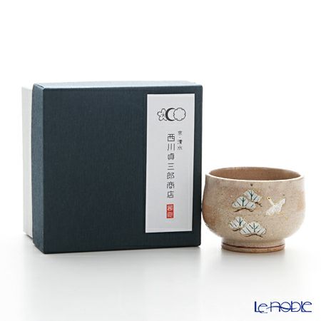 京焼・清水焼 汲出し碗 M0371 金銀彩鶴